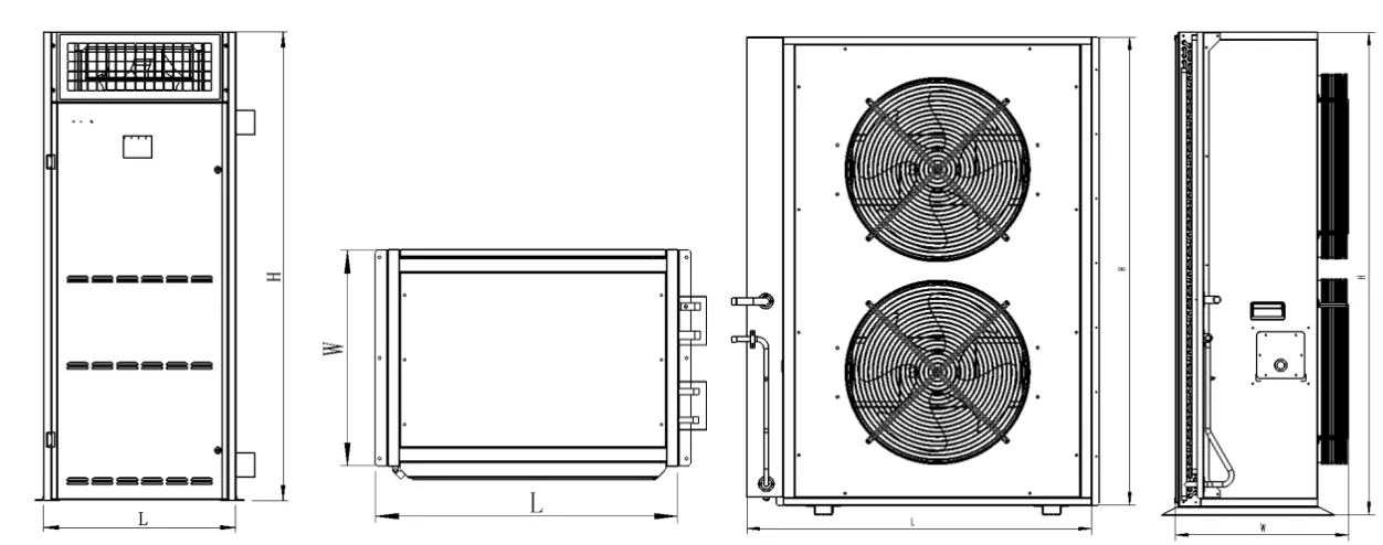复叠蒸发动力热管空调